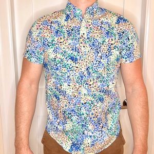 J. Crew shirt sleeve button up men’s shirt